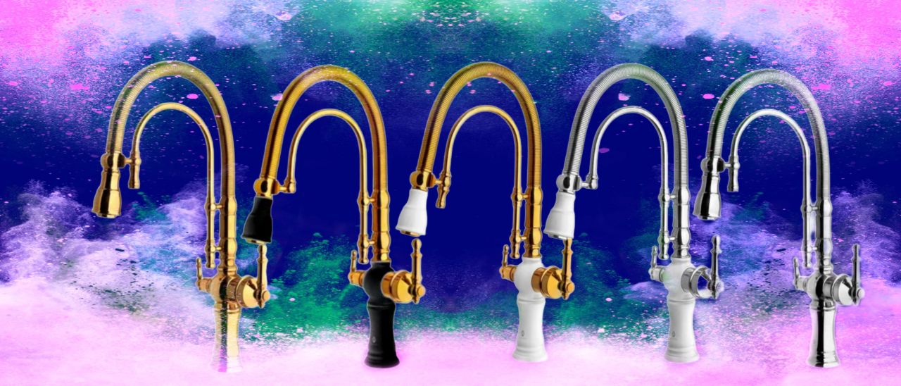 انواع شیرآلات در رنگهای مختلف 