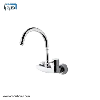 شیرظرفشویی دیواری مدل آلیس کروم