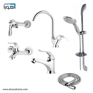 پک شیرآلات مدل ویکتور کروم مجموعه 6عددی