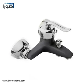 شیردوش حمام آلنر مشکی کروم مدل قاجاری