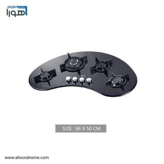 اجاق گاز رومیزی منحنی صفحه شیشه شاینا مدل S35