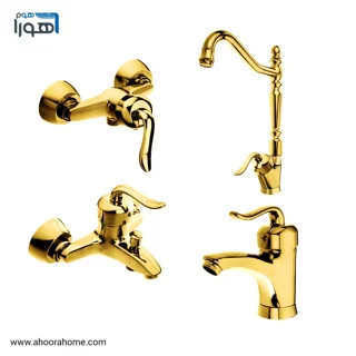 ست شیرآلات مدل قاصدک طلایی