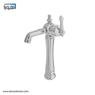 شیرآلات شیرروشویی پایه بلند مدل بیزانس کروم براق شیرآلات بارسا