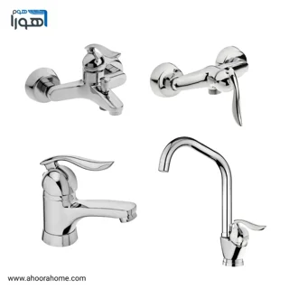 ست شیرآلات اهرمی مدل آنتیک کروم