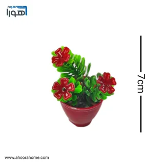 گل مصنوعی ارزان قرمز مدل M5