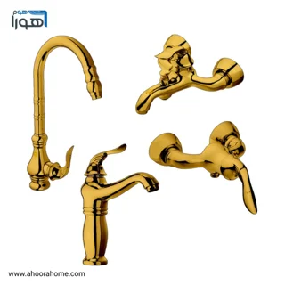 ست شیرآلات بارسا مدل آریسا طلایی
