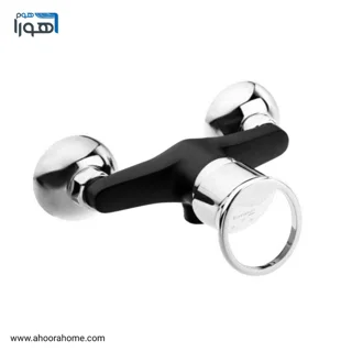 شیر توالت آلنر مدل لوکا مشکی کروم