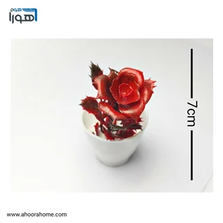 گل مصنوعی قرمز مدلR4