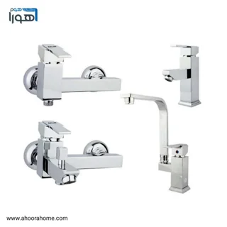 ست شیرآلات راسان مدل منیاتور کروم RASSAN
