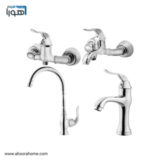 ست شیرآلات بارسا مدل صدف کروم