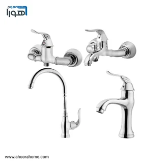 ست شیرآلات بارسا مدل صدف کروم