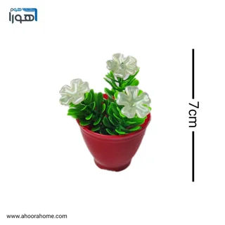 گل مصنوعی کوچک سفید مدلM5