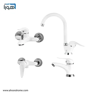 ست شیرآلات آلنر مدل سورن عصایی نیو سفیدکروم