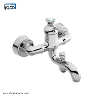 شیرحمام بارسا مدل الیزه کروم براق