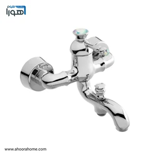 شیرحمام بارسا مدل الیزه کروم براق