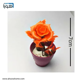 گل مصنوعی نارنجی مدل R4