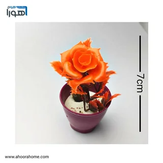 گل مصنوعی نارنجی مدل R4