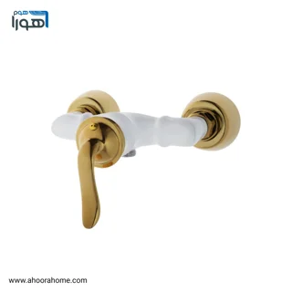 شیرتوالت / آفتابه بارسا بامبو سفیدطلایی